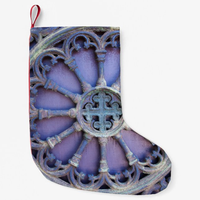 Background with decorative fragment (ancient doors kleiner weihnachtsstrumpf (Vorderseite)