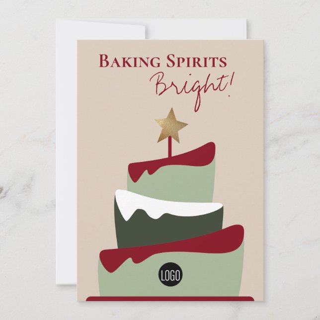 Backgruben helle Bäckerei Spaß Weihnachten (Vorderseite)