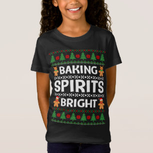 Backgummi Bright Funny Christmas Ugly Baker T T-Shirt