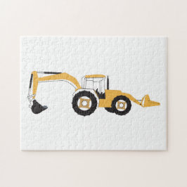 Backhoe-Bauwagen