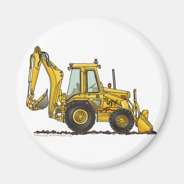 Backhoe Digger Loader Baumagnete Magnet (Vorne)