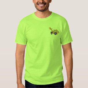 Backhoe Loader #2 Besticktes T-Shirt