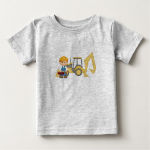 Backhoe Tractor Baby T-shirt
