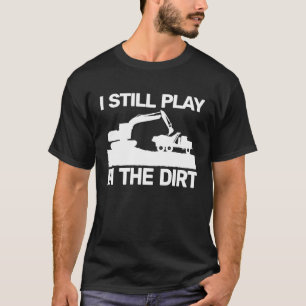 Backhofen schwere Arbeit für Baumaschinen T-Shirt