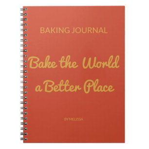 Backjournal Terracotta & Mustard Yellow Notizblock