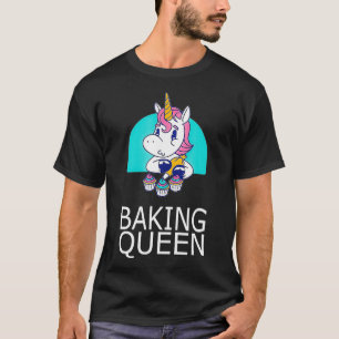 Backkönigin Lustige Torten-Verziererin  T-Shirt