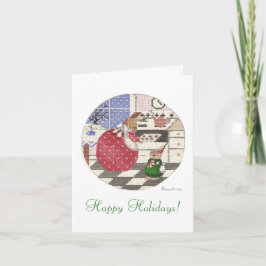 Backkost Bunny Holiday Card Feiertagskarte