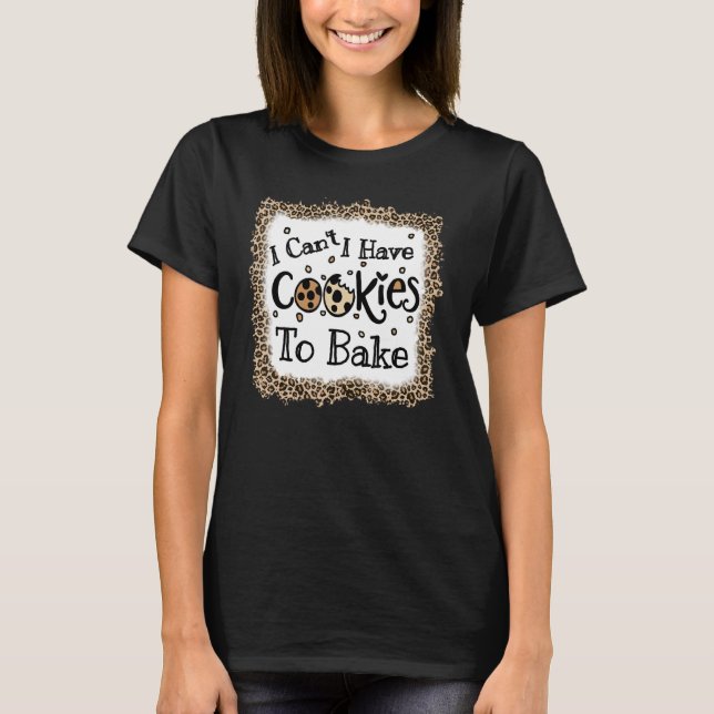 Backkost Zitat Cooles Kochen BackLeopard 2 T-Shirt (Vorderseite)