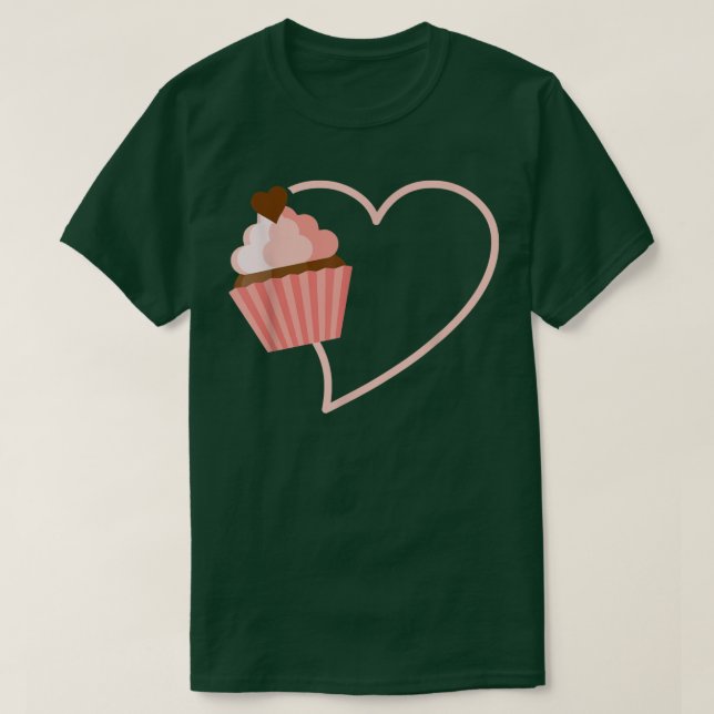 Backkuchen niedliche Backkuchen Muffin Backofen Ko T-Shirt (Design vorne)