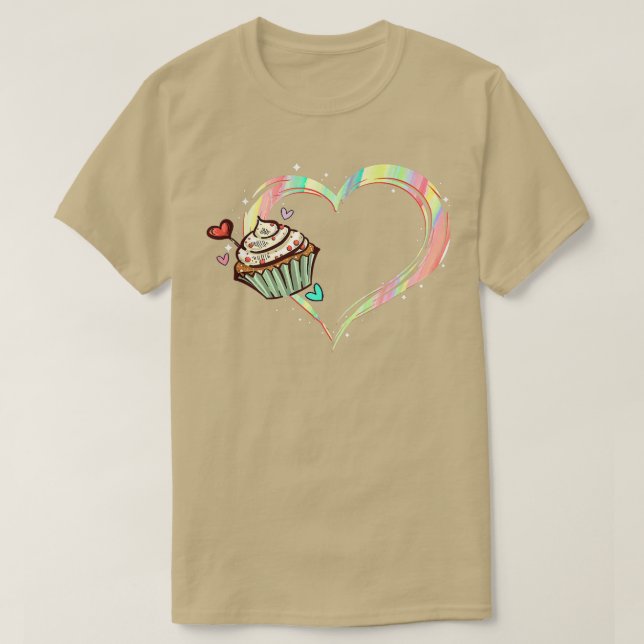 Backkuchen niedliche Backkuchen Muffin Backofen Ko T-Shirt (Design vorne)