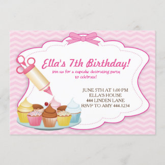 Backkuchen zum Entspannen Geburtstag Einladungen
