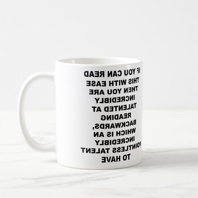 Backkunst Funny Mug Kaffeetasse (Links)
