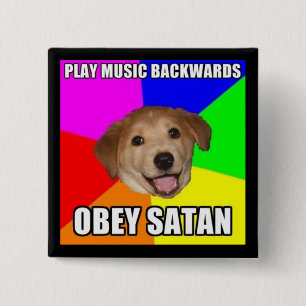 Backmasking Knopf Button