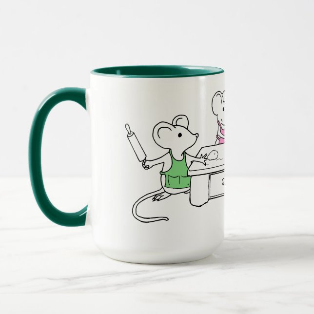 Backmäuse-Tasse Tasse (Links)