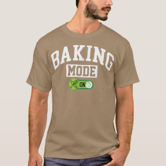 Backmodus auf dem sonnigen Backbäcker-Koch T-Shirt