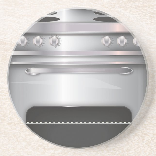 Backofen Getränkeuntersetzer (Vorne)