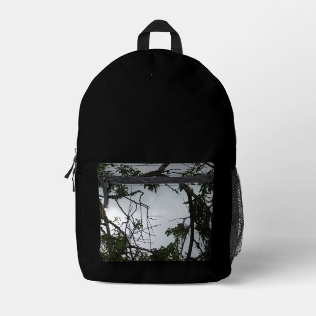 BACKPACK COOL ÖKO STYLE-DESIGN BEDRUCKTER RUCKSACK (Vorderseite)