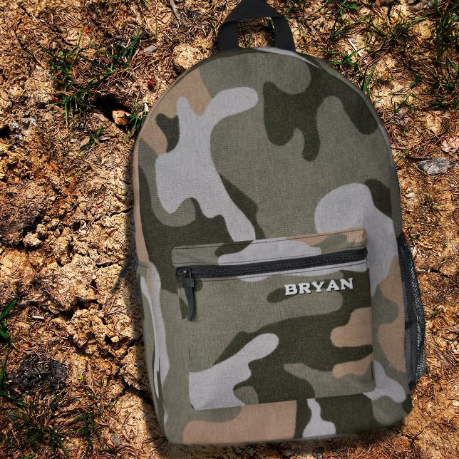 Backpack für grüne Boys Camouflage Bedruckter Rucksack (Von Creator hochgeladen)
