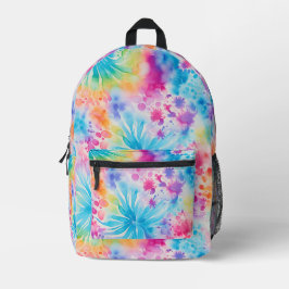 Backpack für hübsche Pastell-Gefärbte Krawatte Bedruckter Rucksack