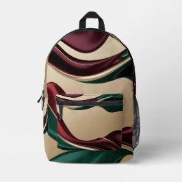 Backpack in stylish abstract graphic bedruckter rucksack