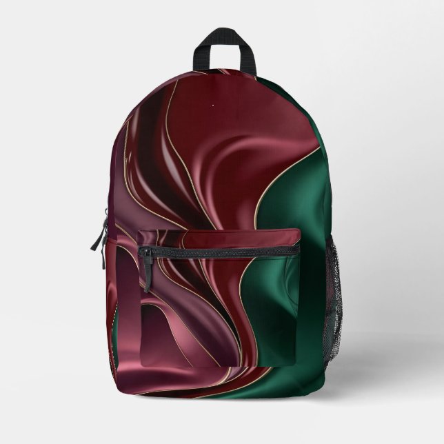 Backpack in stylish abstract graphic bedruckter rucksack (Vorderseite)