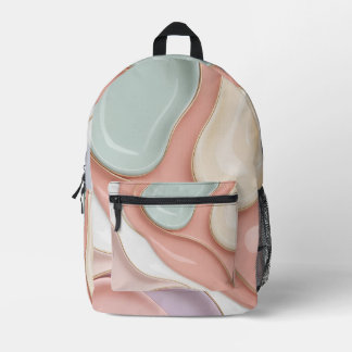 Backpack in stylish abstract graphic bedruckter rucksack