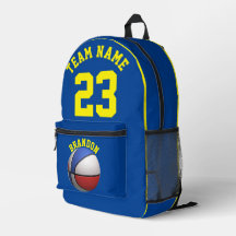 Backpack Kinder Basketballknaben blau