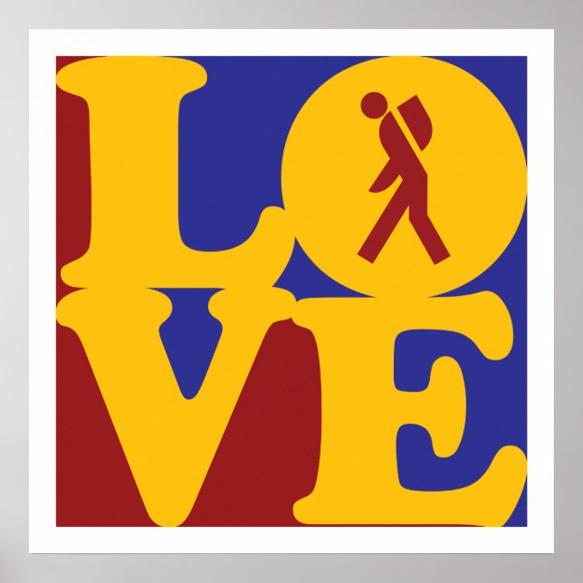 Backpack-Liebe Poster (Vorne)