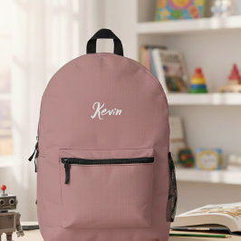 backpack with initials of the name, school bag bedruckter rucksack
