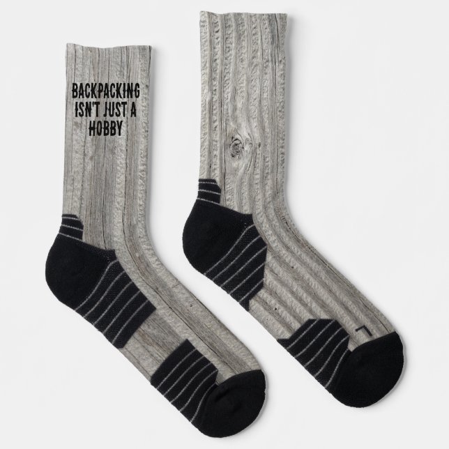 Backpacken ist eine Schulung für die Apokalypse Socken (Rechts)