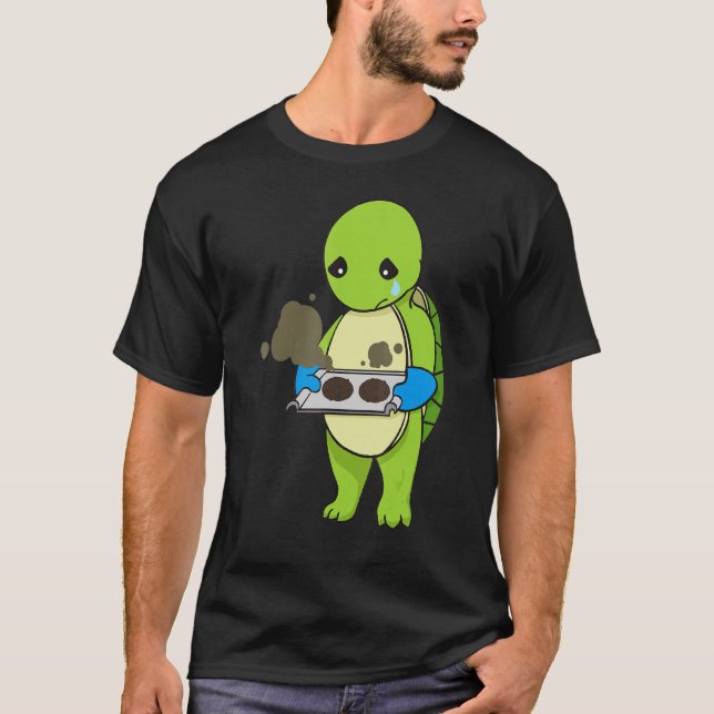 Backpacker Gone Wrong Turtle Koch Kulinarischer Bä T-Shirt (Vorderseite)