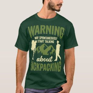 Backpacker Reise Reise Reise Rückpacker Geschenk T-Shirt
