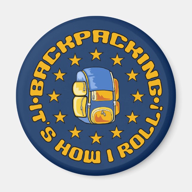 BACKPACKING-Magnet Magnet (Vorne)