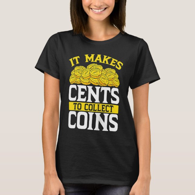 Backprint It Makes Cents To Collect Coins Tank Top (Vorderseite)