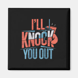 Backprint Knock Sie ausdrucken auf der Rückseite i Magnet
