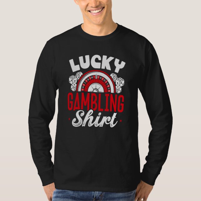 Backprint Lucky Gambling T-Shirt (Vorderseite)