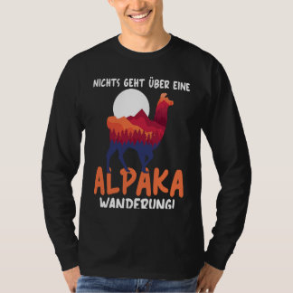 Backprint Nothing beats an alpaca hike T-Shirt
