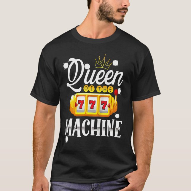 Backprint Queen Of The Machine Slot Machine Tank T (Vorderseite)