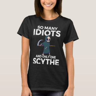 Backprint So viele Idioten und nur ein Schwa T-Shirt