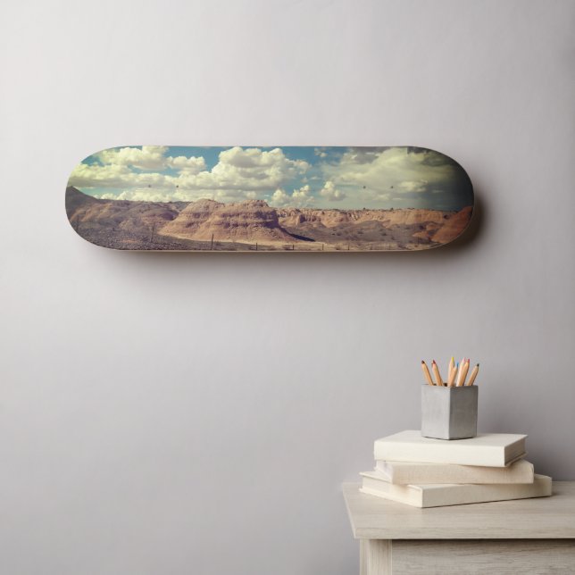 Backroads American Southwest Train Skateboard (Wandkunst (Horz))