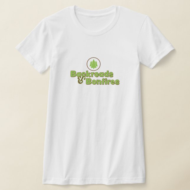 Backroads & Bonfire T - Shirt für Frauen in Fine J (Ablage )