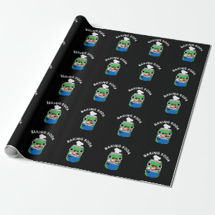 Backsoda Funny Soda Pop Puff Dark BG Geschenkpapier