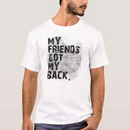 Backstabbed: Meine Freunde got meine Rückseite T-Shirt