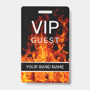 Backstage Pass VIP Benutzerdefinierte Band Merchan Ausweis