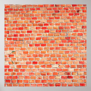 Backstein oder Textur, Design, int Poster