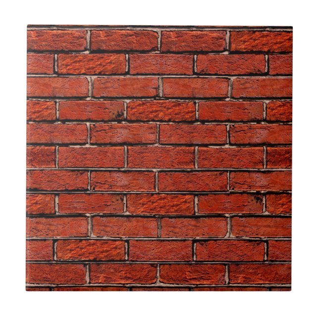 Backstein-Wand auch ~ Fliese (Vorderseite)
