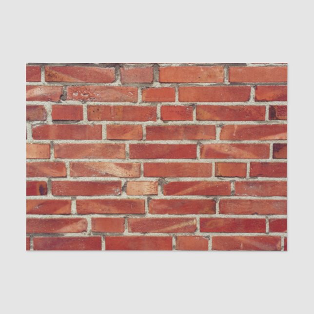Backstein-Wand-Beschaffenheit Seidenpapier (Vorderseite)