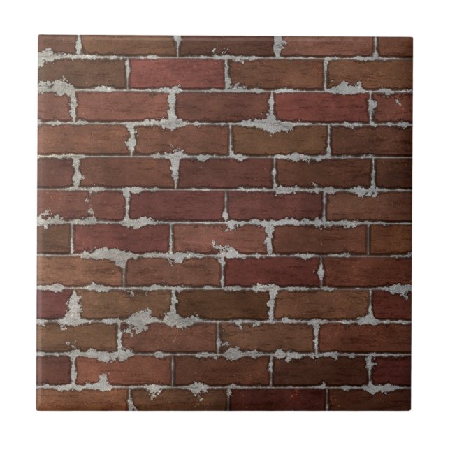Backstein-Wand Fliese (Vorderseite)