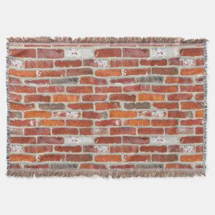 Backstein-Wand-Muster Decke