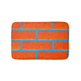 Backsteinmauer-Bad-Matte Badematte